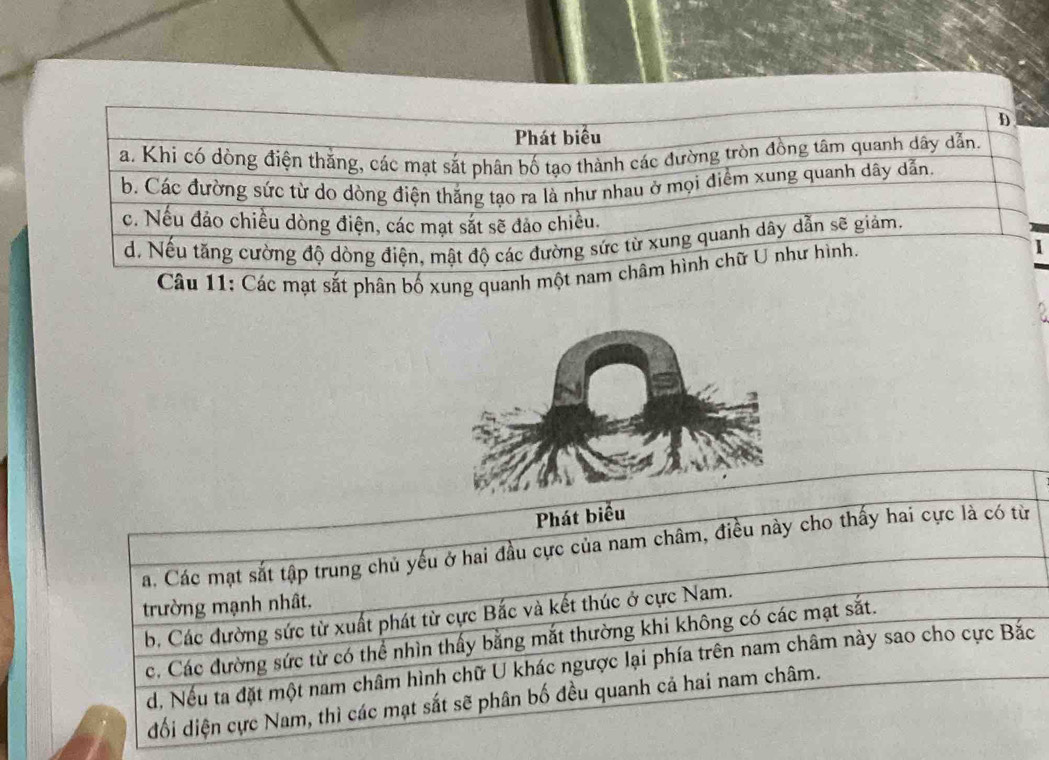 Các mạt sắt phân bố xung quanh m1