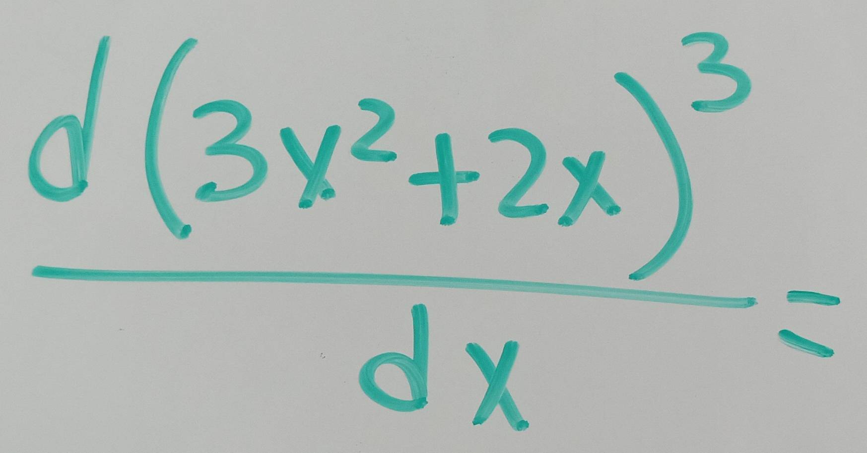 frac d(3x^2+2x)^3dx=