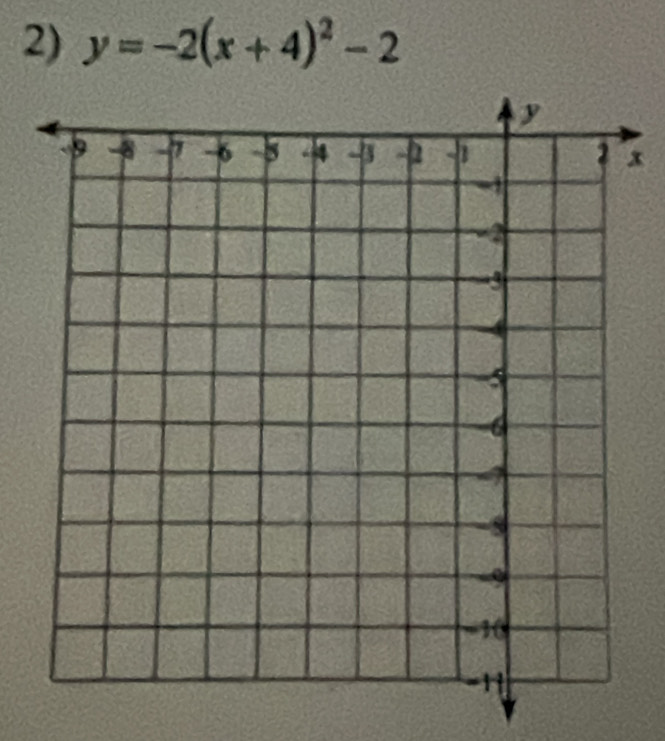 y=-2(x+4)^2-2
x