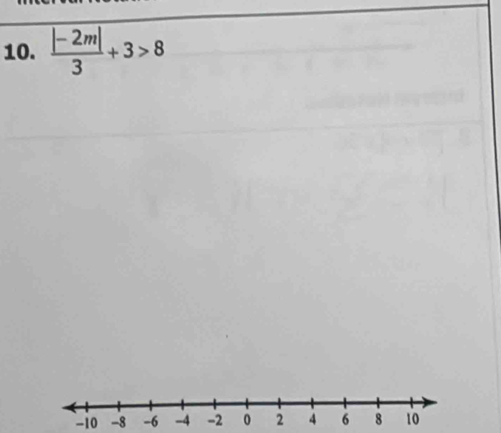  (|-2m|)/3 +3>8