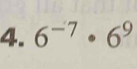 6^(-7)· 6^9