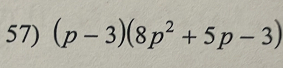 (p-3)(8p^2+5p-3)