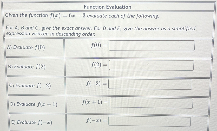 Function 
G