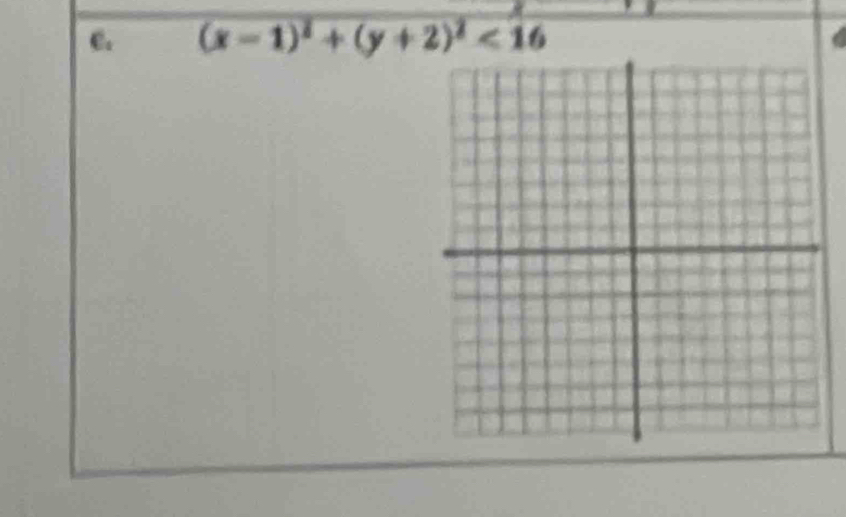 (x-1)^2+(y+2)^2<16</tex>