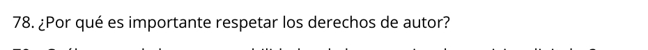 ¿Por qué es importante respetar los derechos de autor?