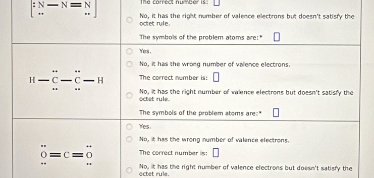 The correct number is: 
octet rule.