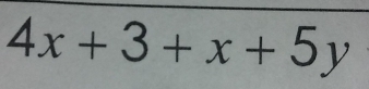 4x+3+x+5y