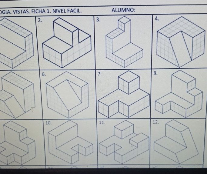 OGIA. VISTAS. FICHA 1. NIVEL FACIL. ALUMNO: