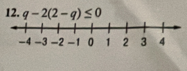 q-2(2-q)≤ 0