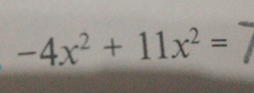 -4x^2+11x^2=