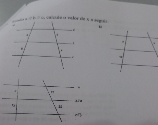 aparallel bparallel c
b)