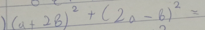 (a+28)^2+(2a-6)^2=