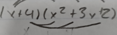 (x+4)(x^2+3y^+2)