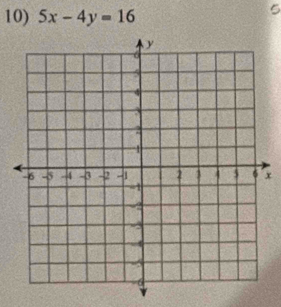 5x-4y=16
5
x