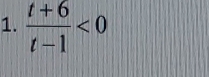  (t+6)/t-1 <0</tex>