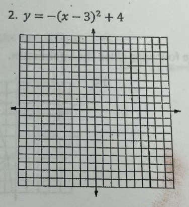 y=-(x-3)^2+4