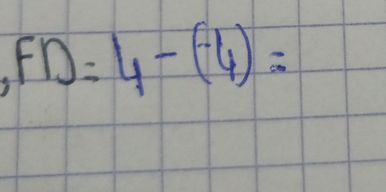 FD=4-(-4)=