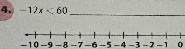 -12x<60</tex> _
-10 -9 -8 -7 -6 -5 -4 -3 -2 -1 0