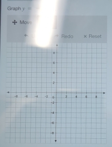 Graph y=
Move 
Redo × Reset