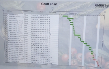 Gantt chart Coventry