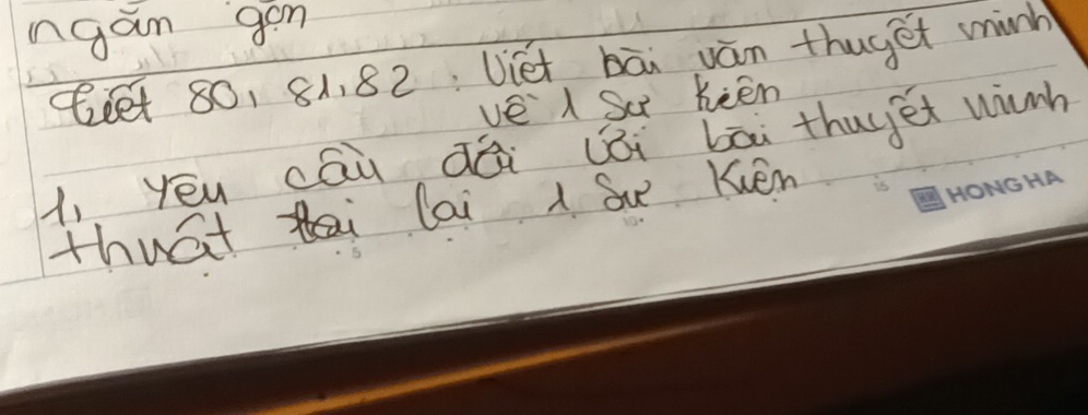 ngam gon 
(eet 80, 81. 82 : Uiet bāi vān thuget minh 
ve l Sa keen 
1i. yóu cāu dāi lǎi bāi thujet wnh 
thuat ai lai 1 Su Kén