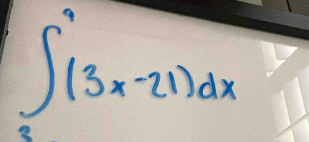 ∈t _2^7(3x-21)dx