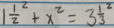 1frac 12^(2+x^2)=3frac 13^2