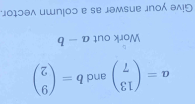 ο1ɔə^ ишп¡οɔ e se jəмsue jnο эλ!り
q-p oM
beginpmatrix 7 6endpmatrix =q pue beginpmatrix L 8Lendpmatrix =D