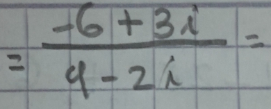 = (-6+3i)/4-2i =