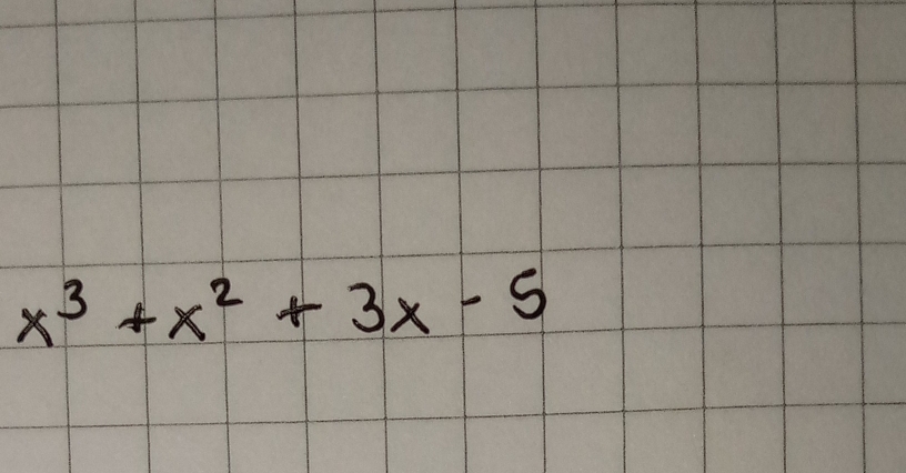 x^3+x^2+3x-5