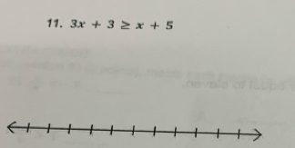 3x+3≥ x+5