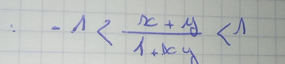 -1 <1</tex>