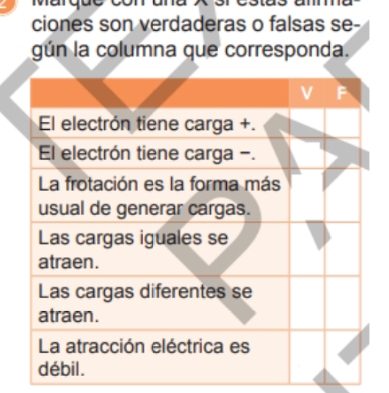 ciones son verdaderas o falsas se- 
gún la columna que corresponda.