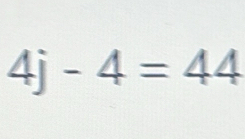 4j-4=44