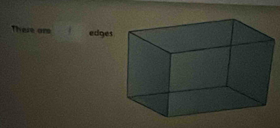 There are edges