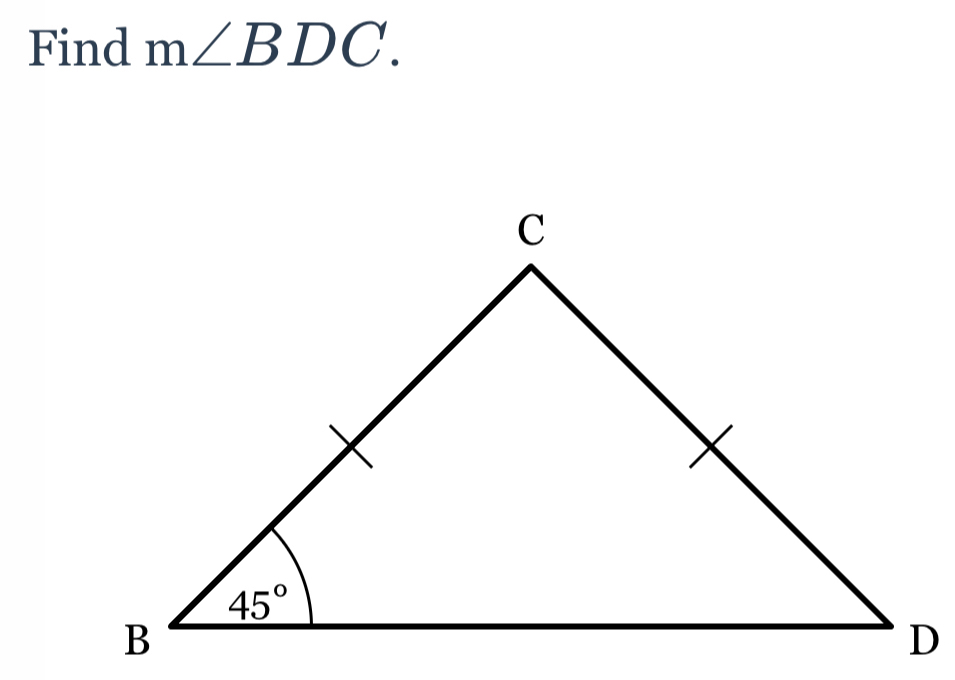 Find m∠ BDC.