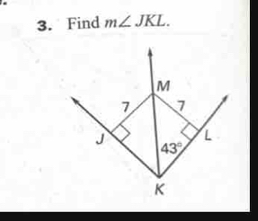 Find m∠ JKL.