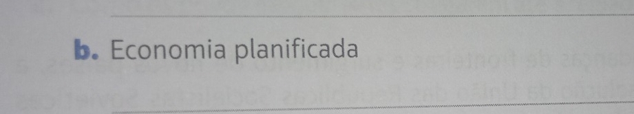 Economia planificada 
_