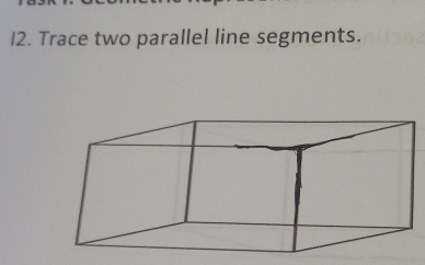 I2. Trace two parallel line segments.