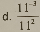  (11^(-3))/11^2 