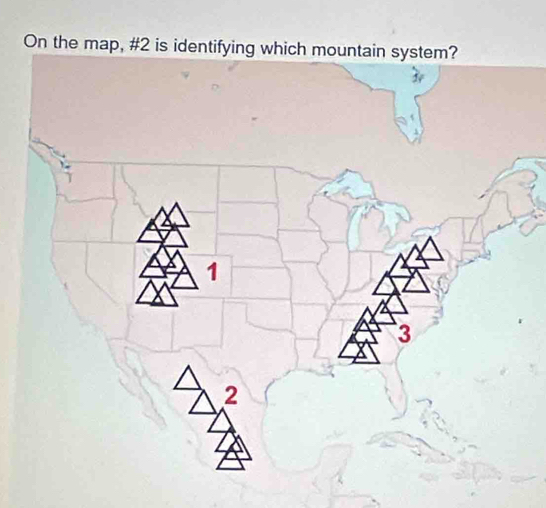 On the map, #2 is identifyi