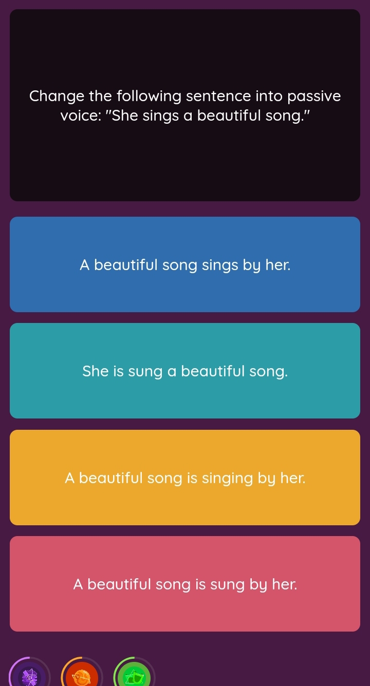 Telah dijawab:Change the following sentence into passive voice: 