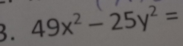 49x^2-25y^2=