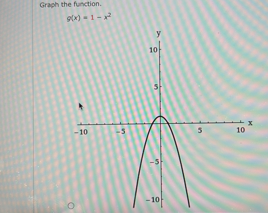 Graph the function.
g(x)=1-x^2