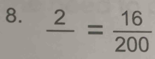 frac 2= 16/200 