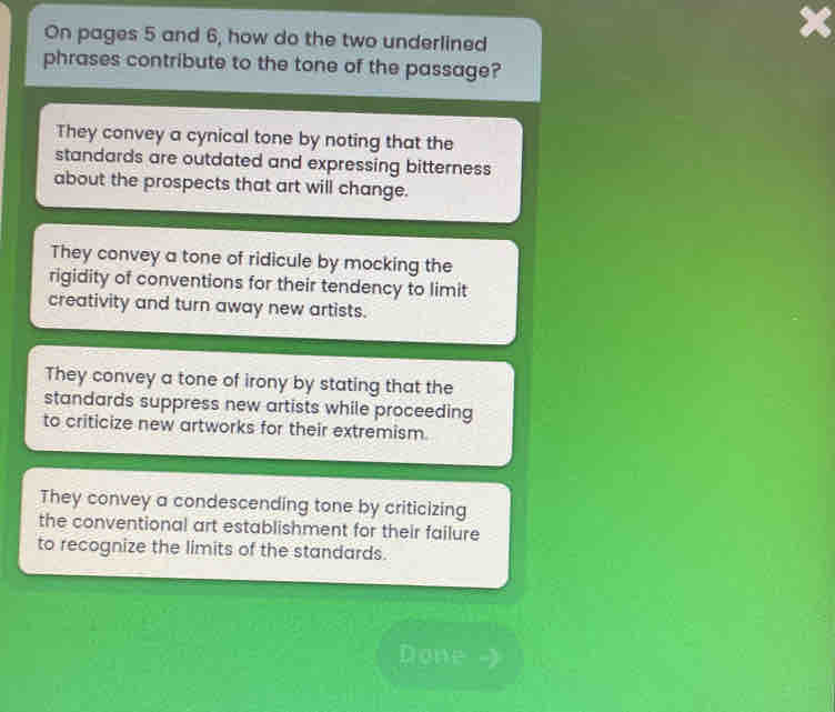 Solved: On pages 5 and 6, how do the two underlined phrases contribute ...