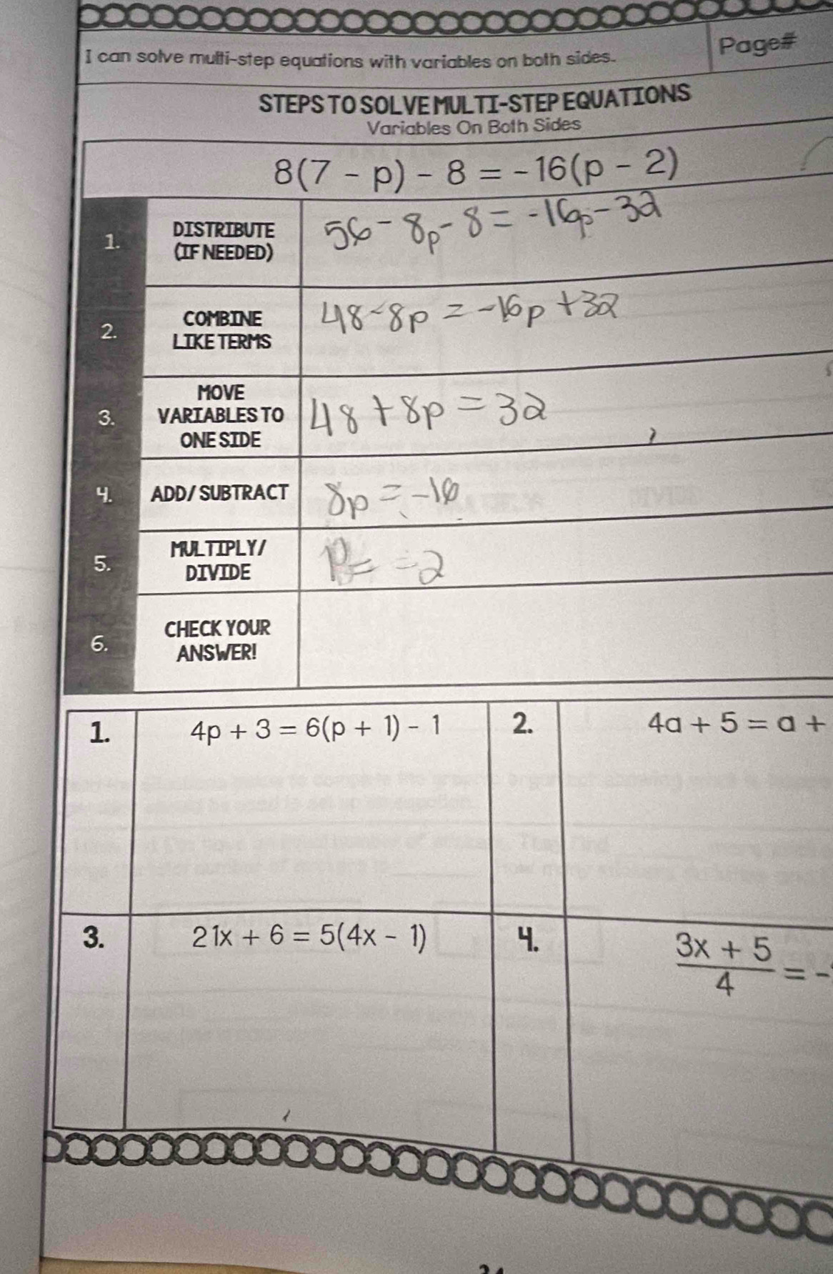 2 .. Don
3.
21x+6=5(4x-1)
4.
 (3x+5)/4 =-