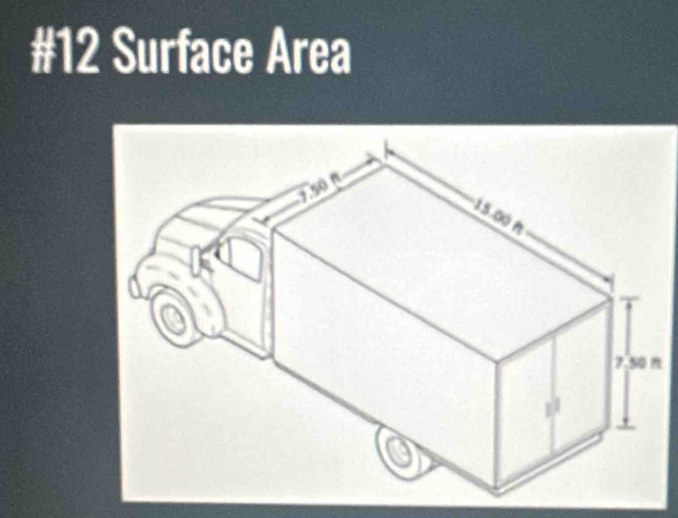 #12 Surface Area