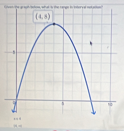 x≤ 4
(4,∈fty )