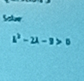 Scher
L^2-2lambda -9>0